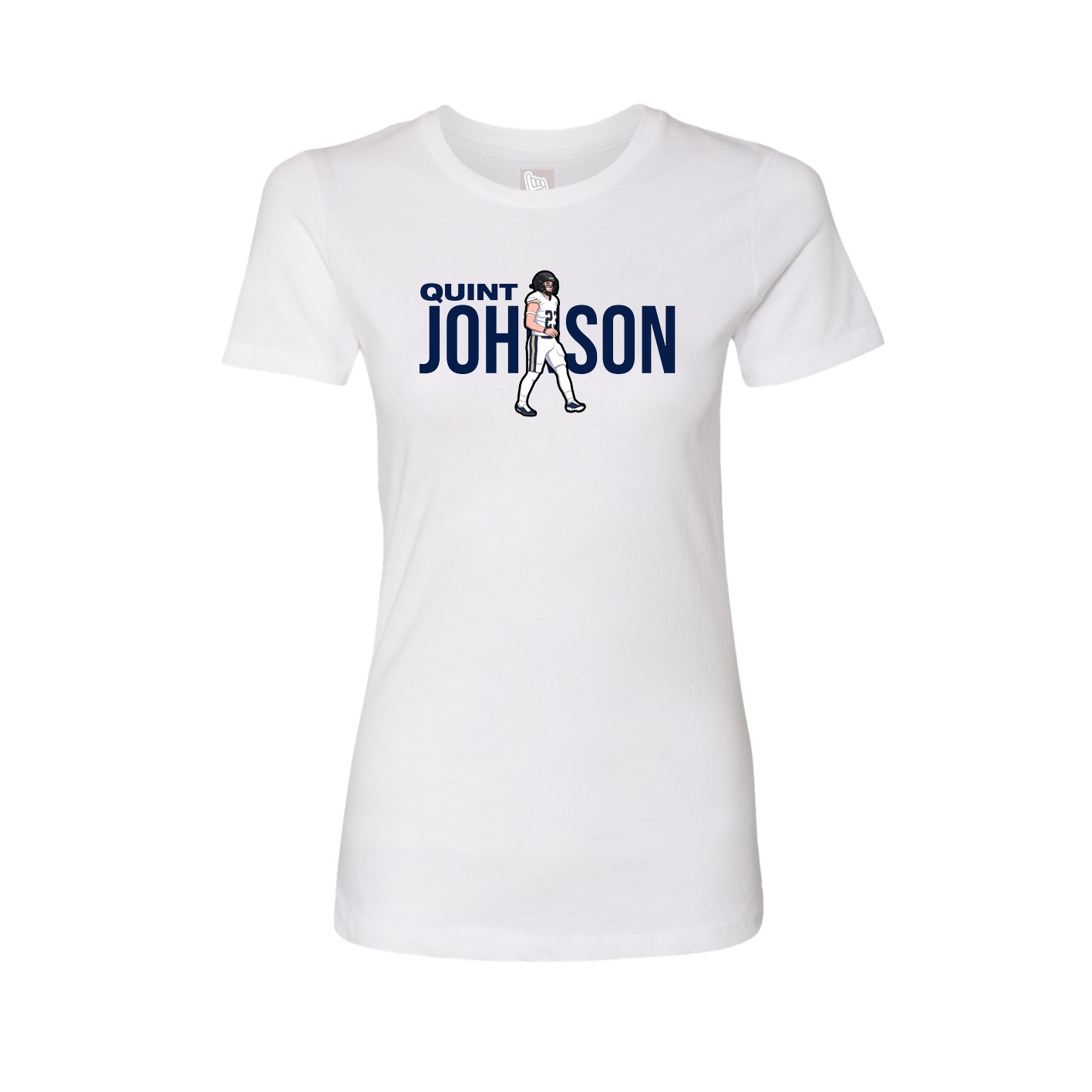 Womens Tee — Player Name in White