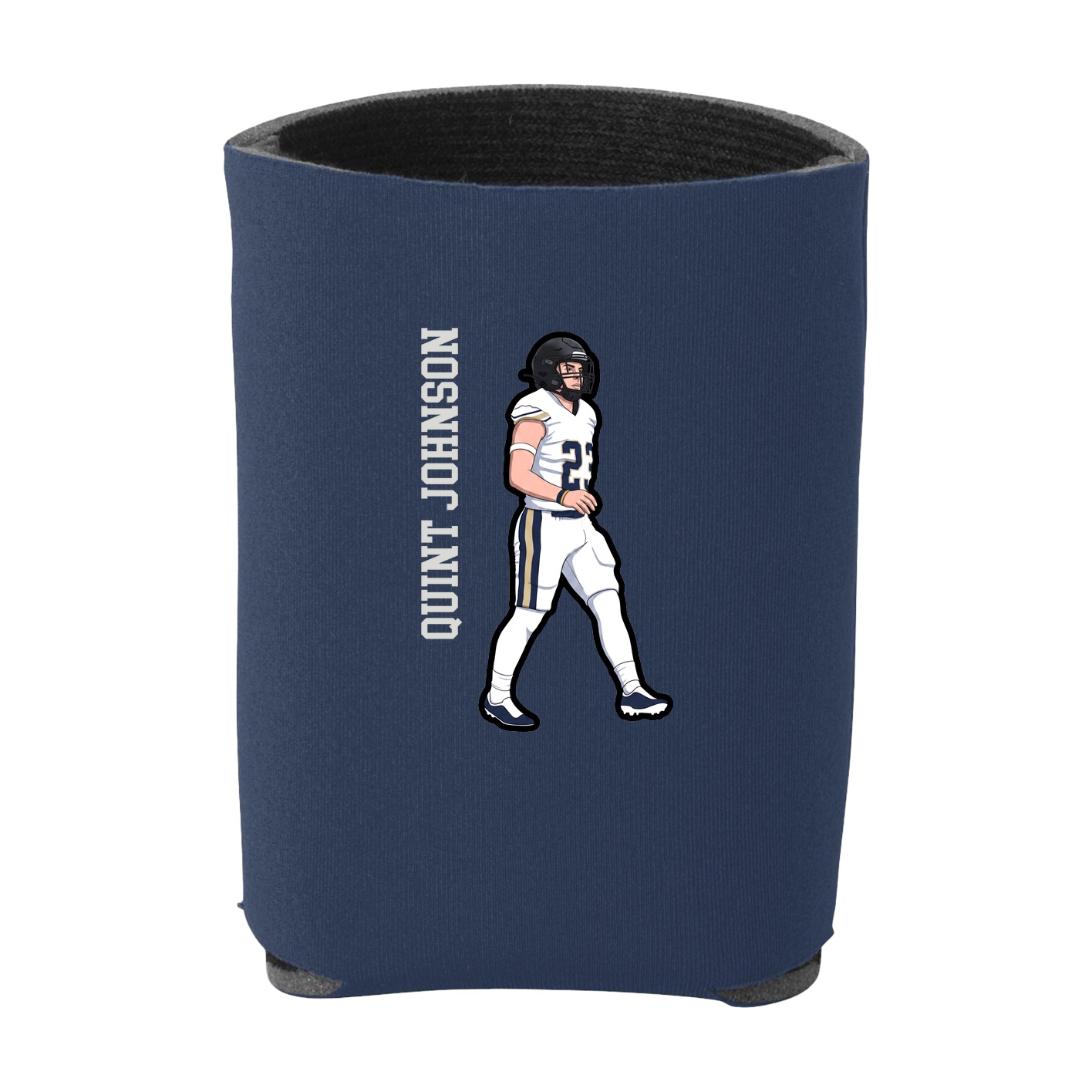 Can Holder — Name Vertical in Navy