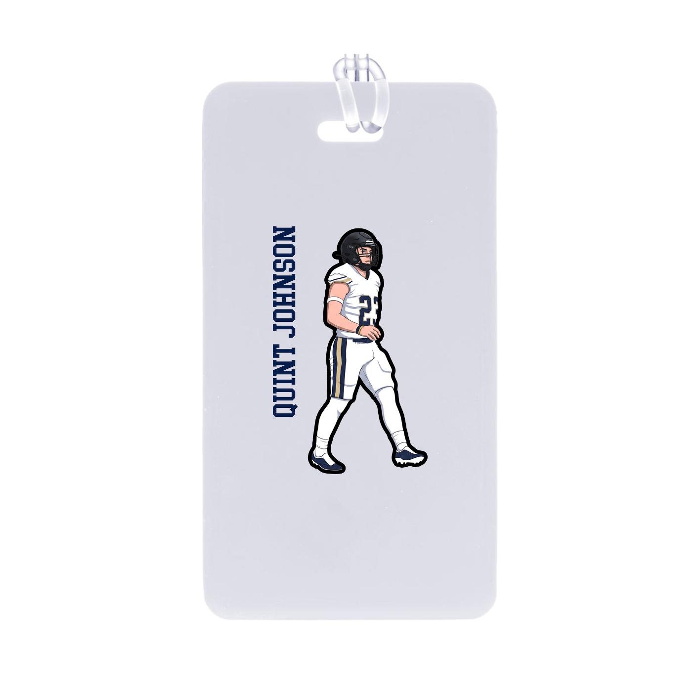 Bag Tag — Name Vertical in Classic