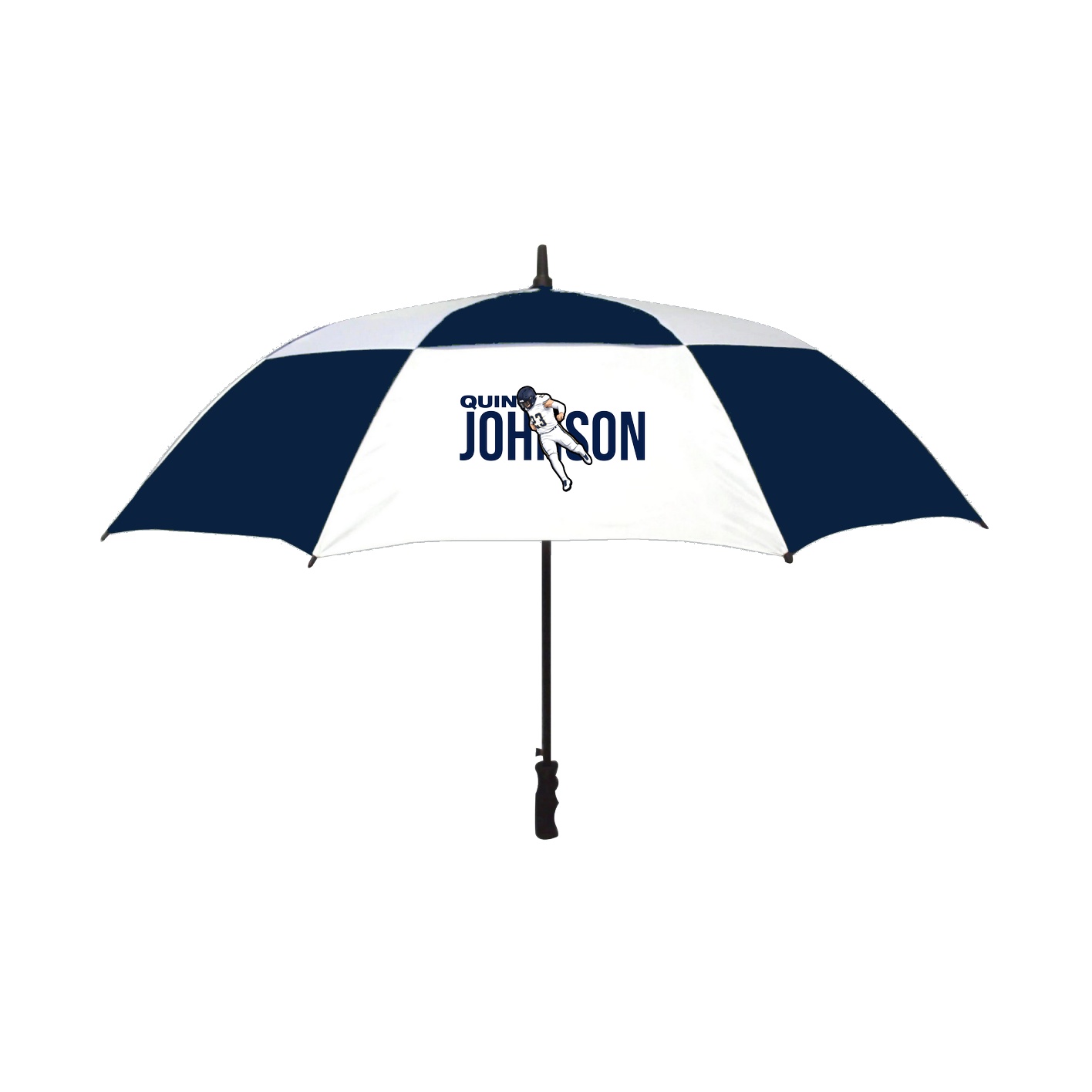 Golf Umbrella — Player Name in Navy
