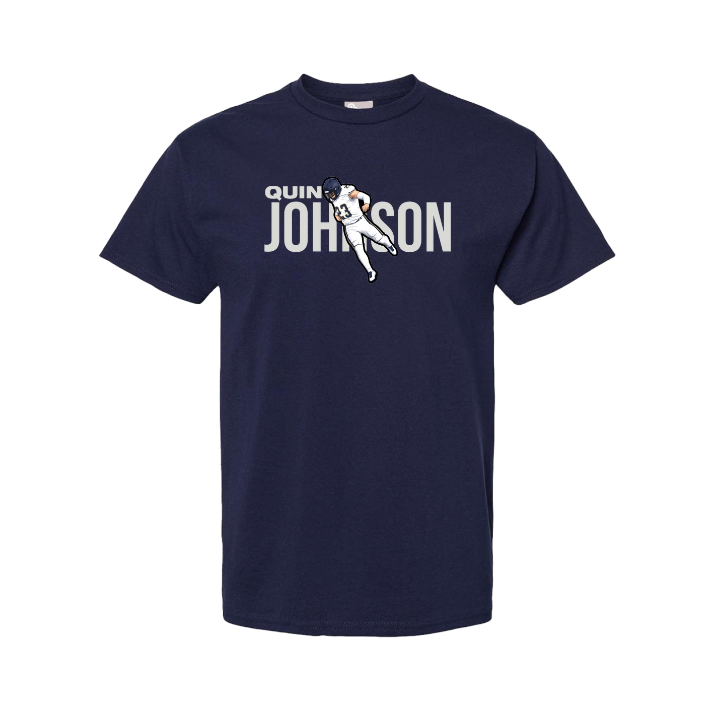 Youth Tee — Player Name in Navy