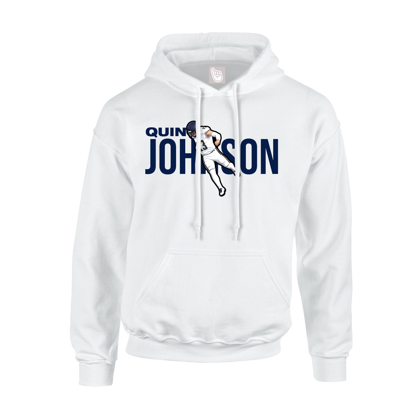 Hoodie — Player Name in White
