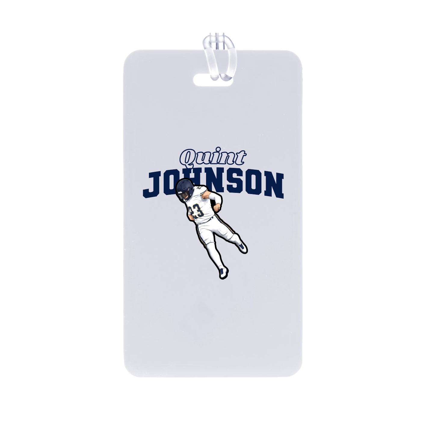 Bag Tag — Name Arch in Classic