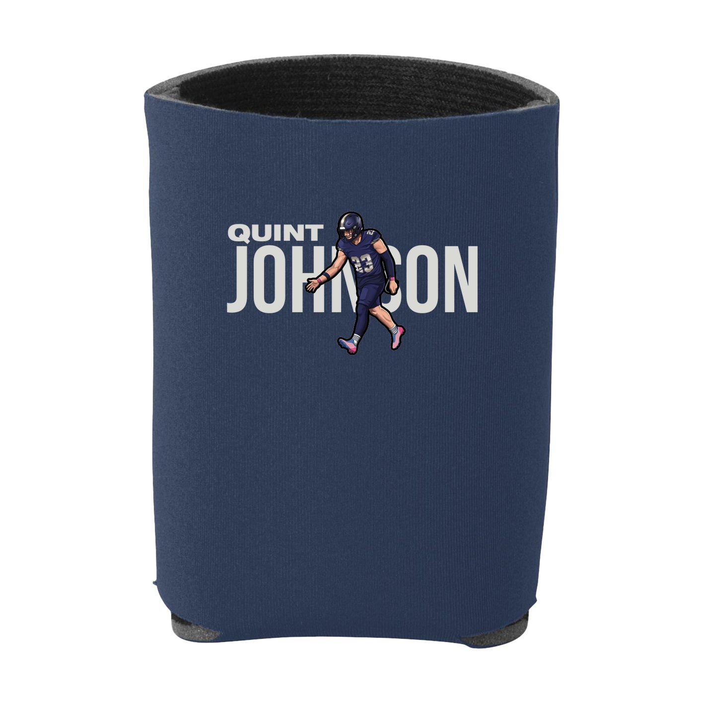 Can Holder — Player Name in Navy