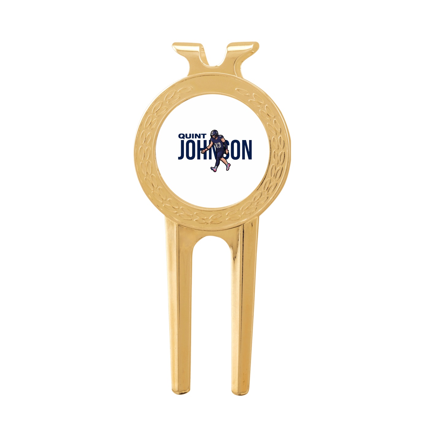 Divot Tool with Ball Marker — Player Name in Classic