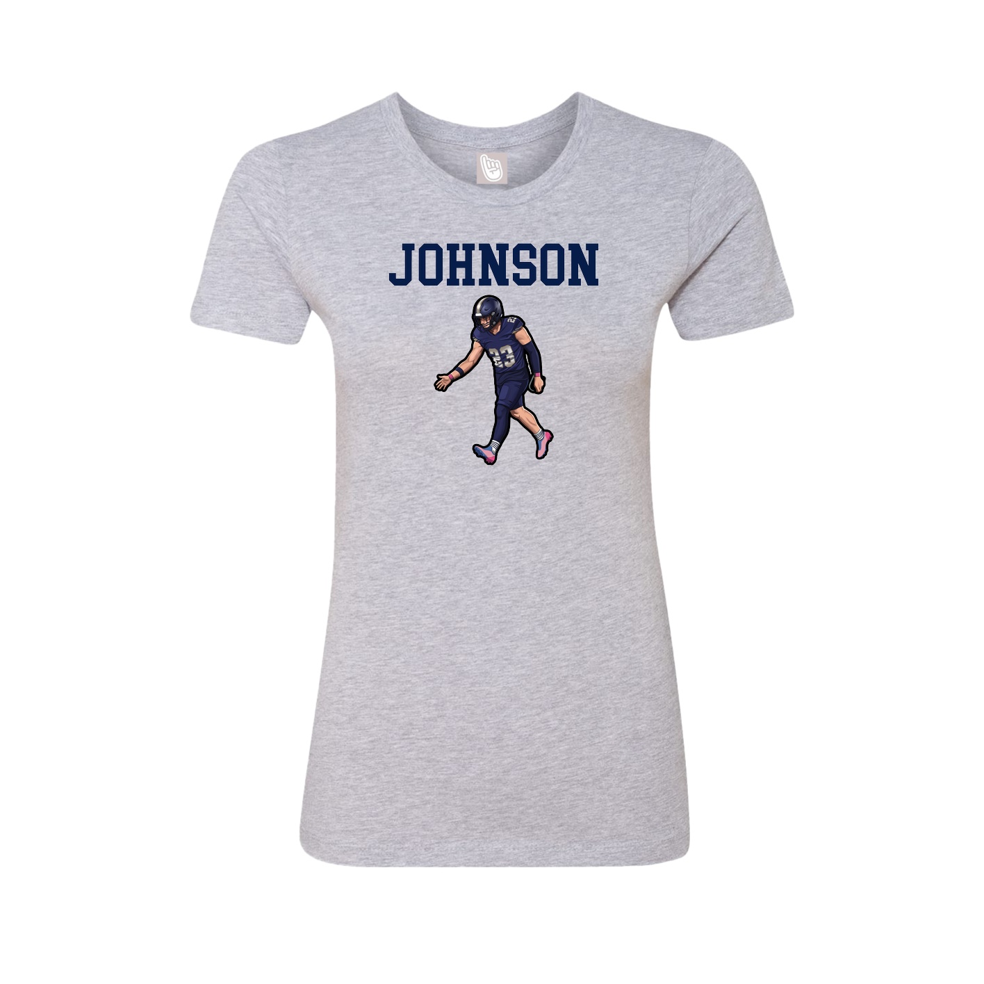Fitted Women's Tee — Shirsey in Grey