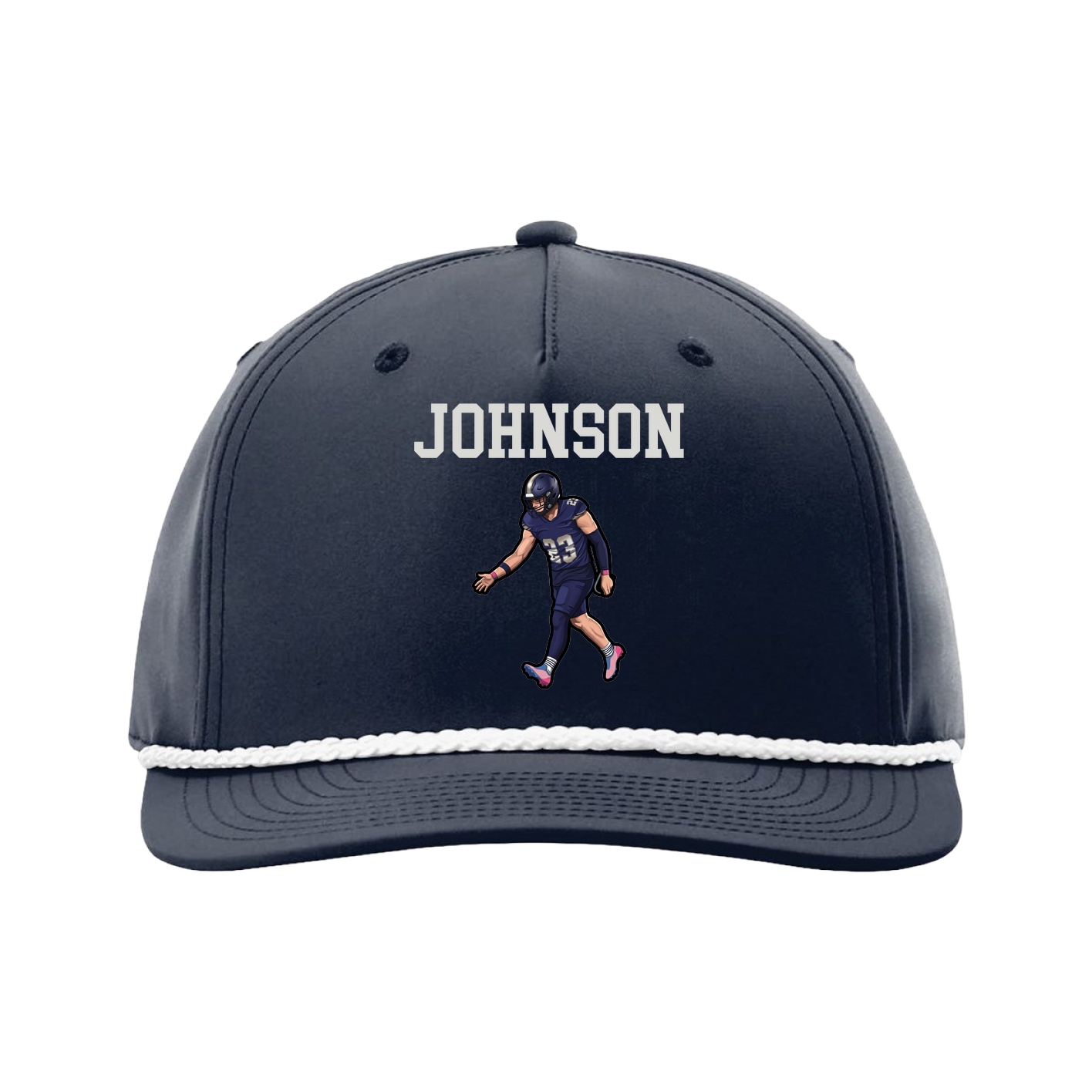 Five-Panel Classic Rope Cap — Shirsey in Navy