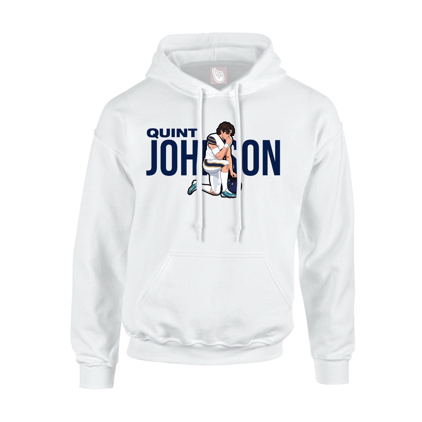 Hoodie — Player Name in White