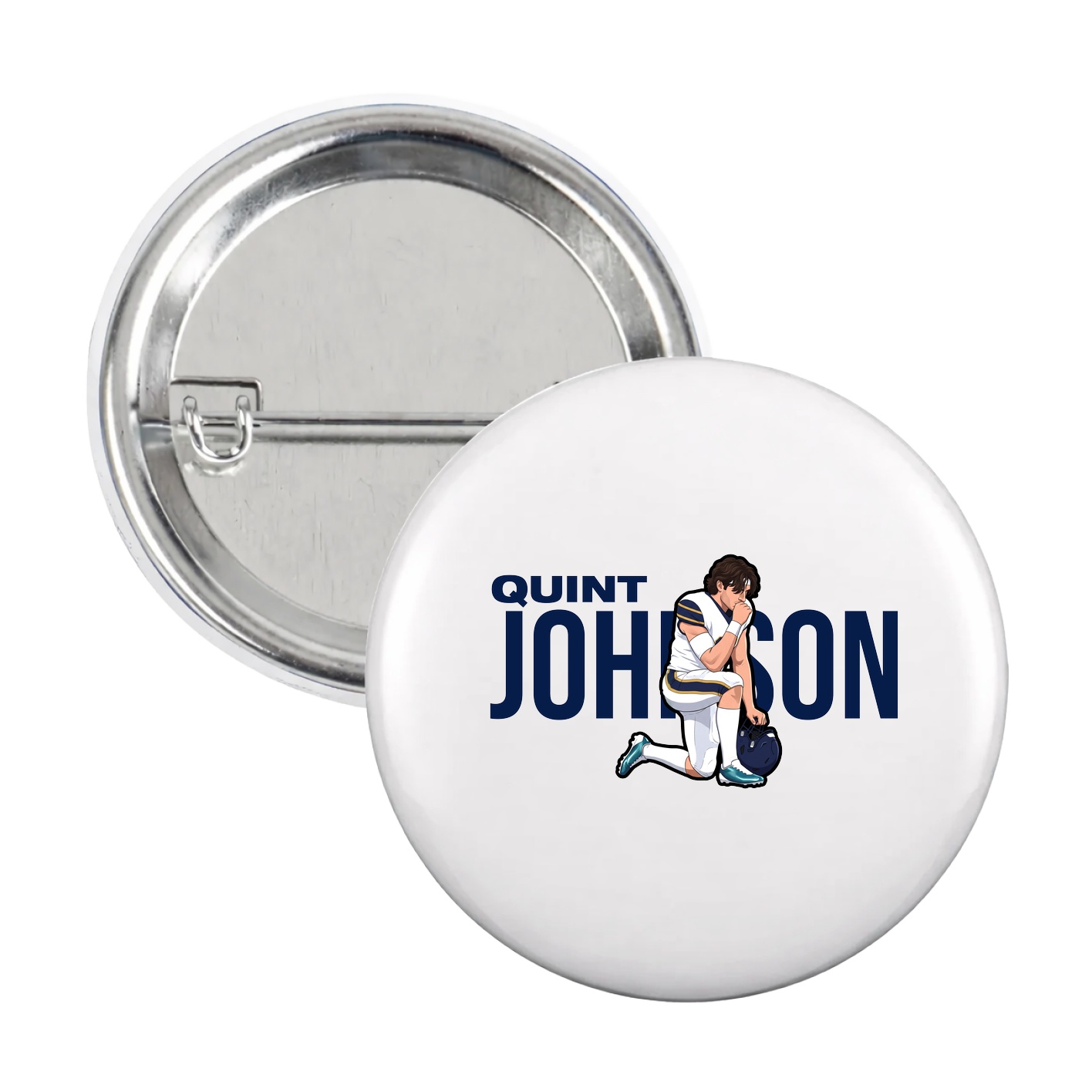 Game Day Button — Player Name in White