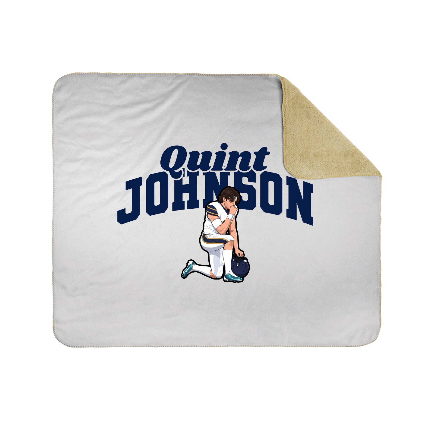 Throw Blanket — Signature Arch in White