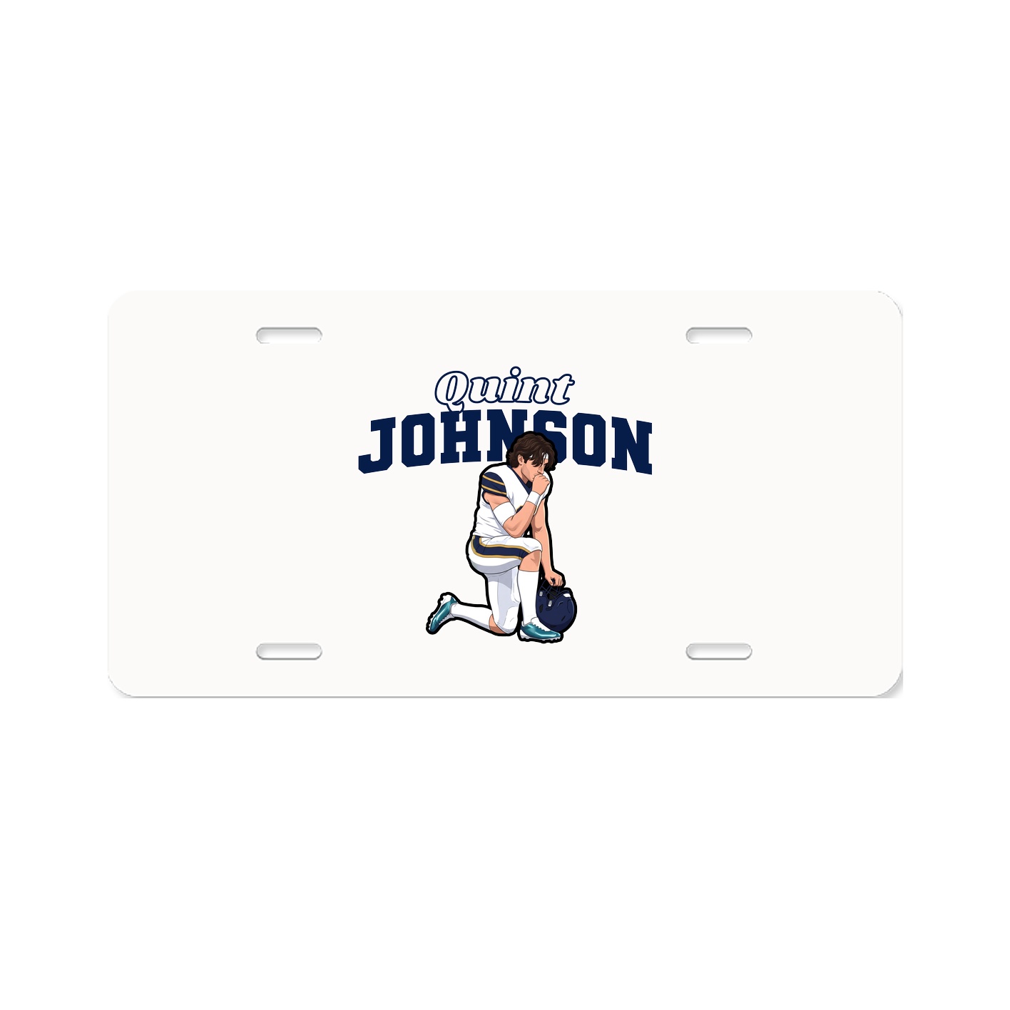 License Plate — Name Arch in Classic