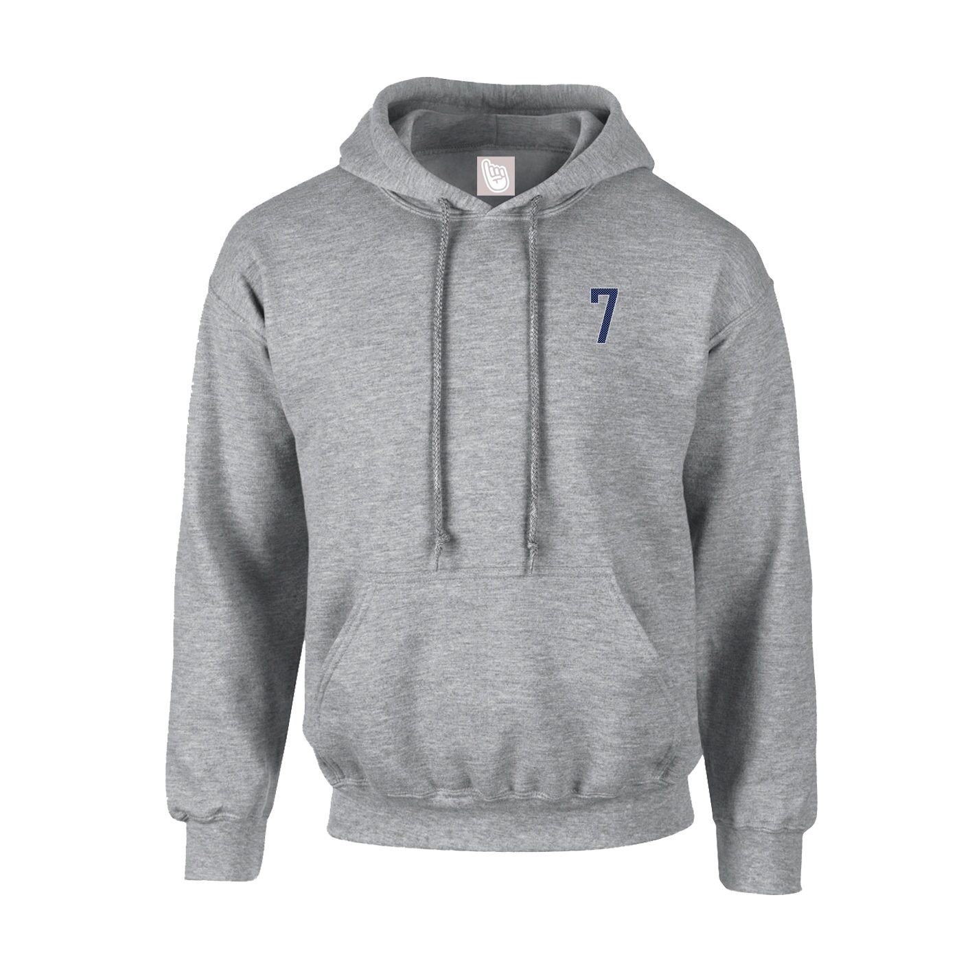 Hoodie — Front Shirsy in Grey