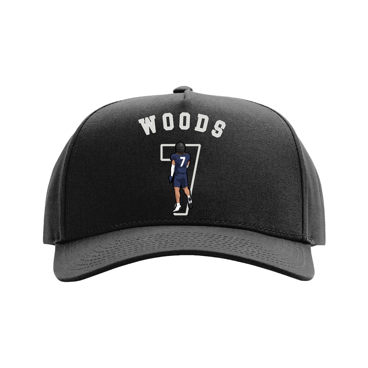 Full Fabric Five-Panel Champ Cap