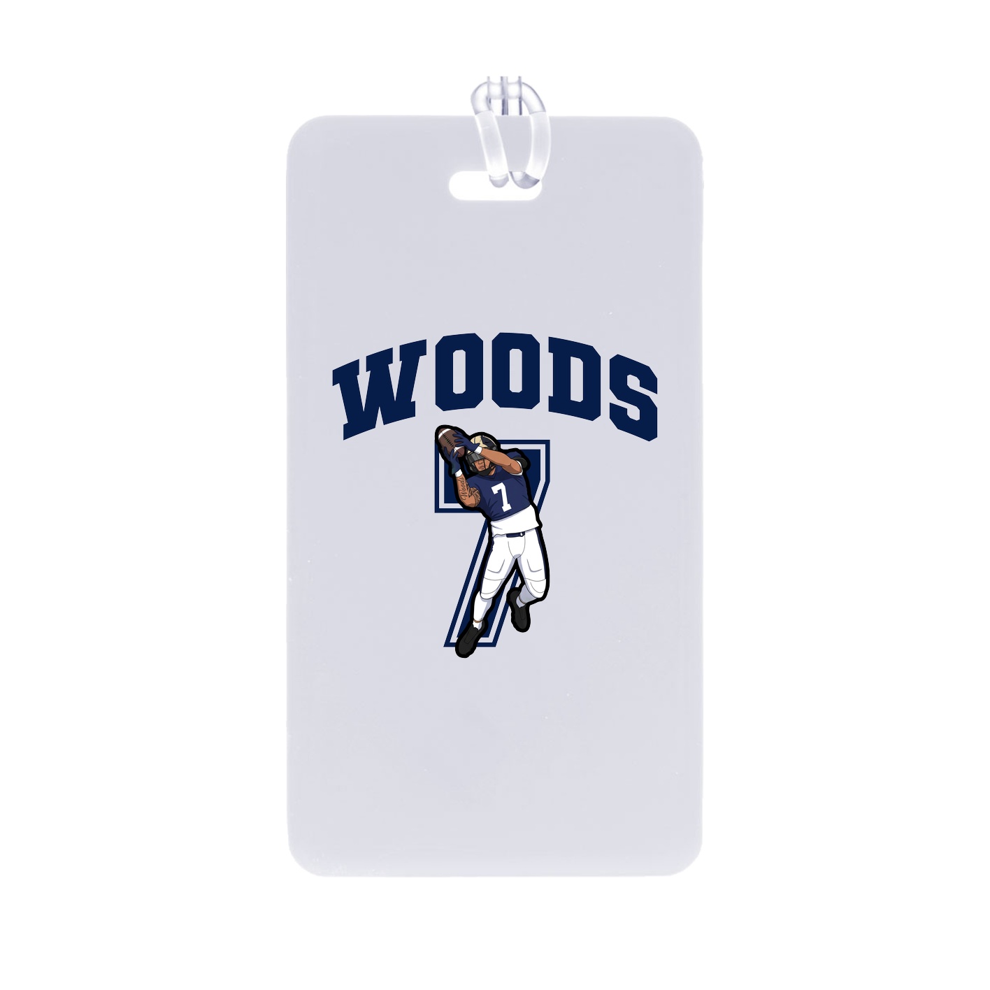 Bag Tag — Number in Classic