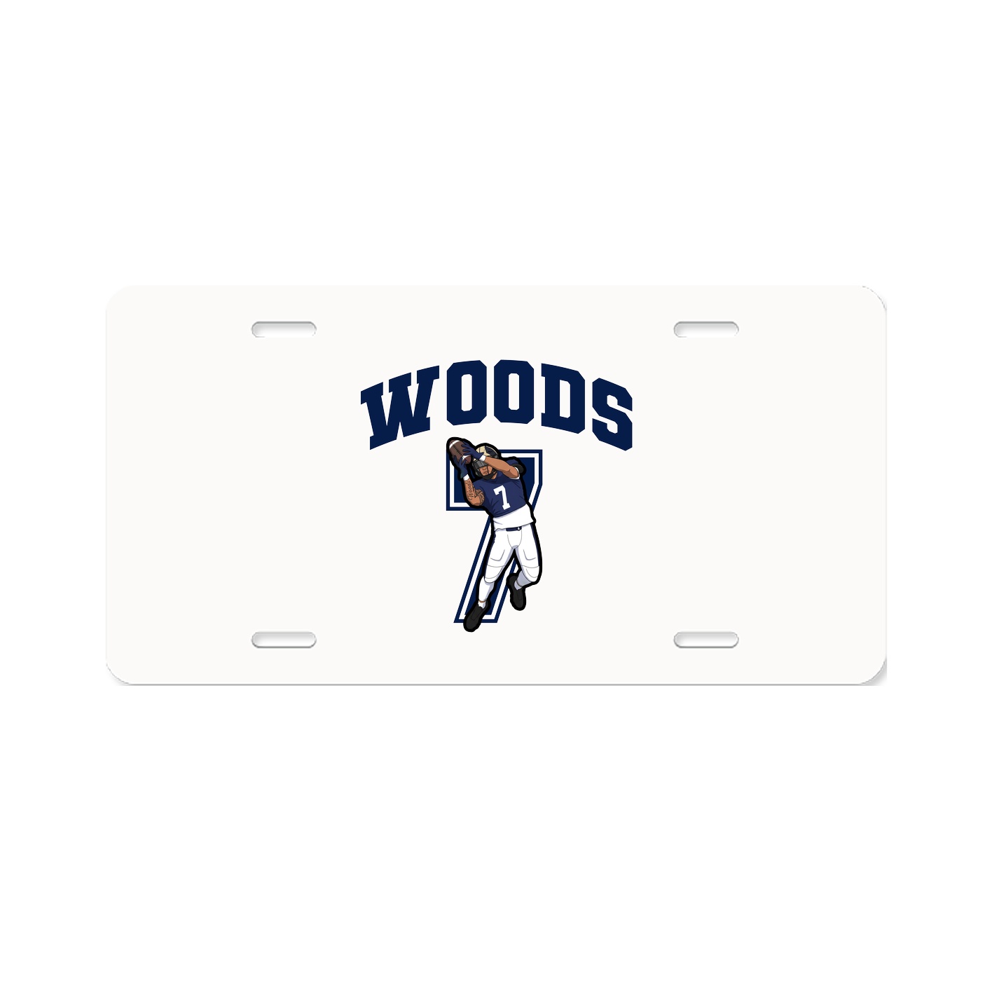 License Plate — Number in Classic