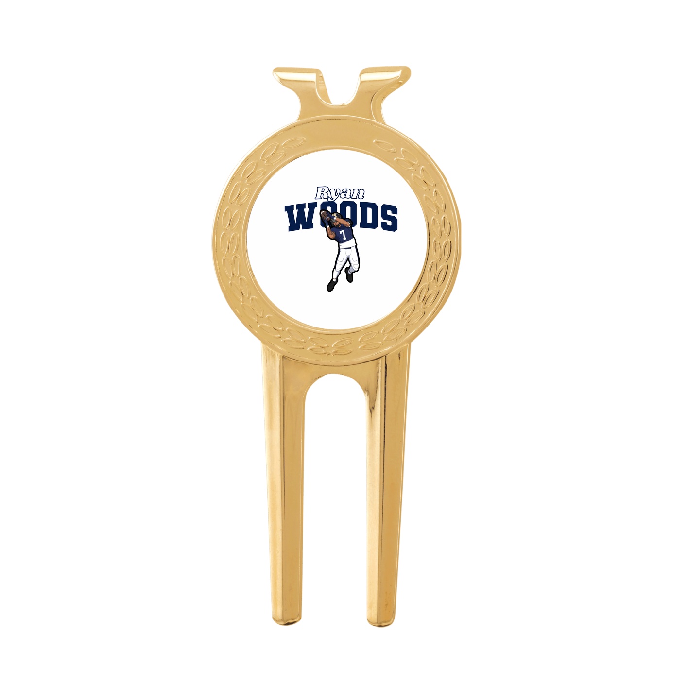 Divot Tool with Ball Marker — Name Arch in Classic