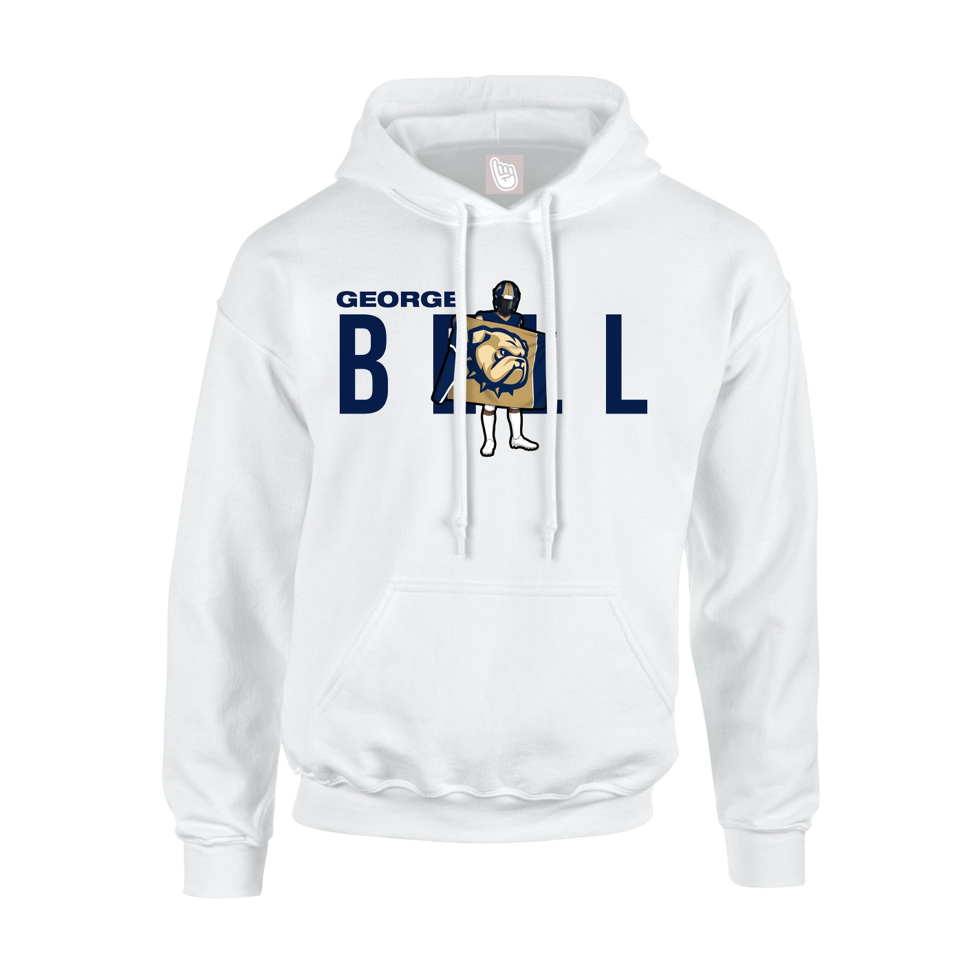 Hoodie — Player Name in White