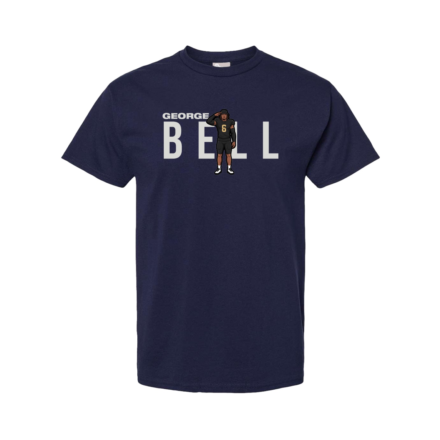 Tee — Player Name in Navy