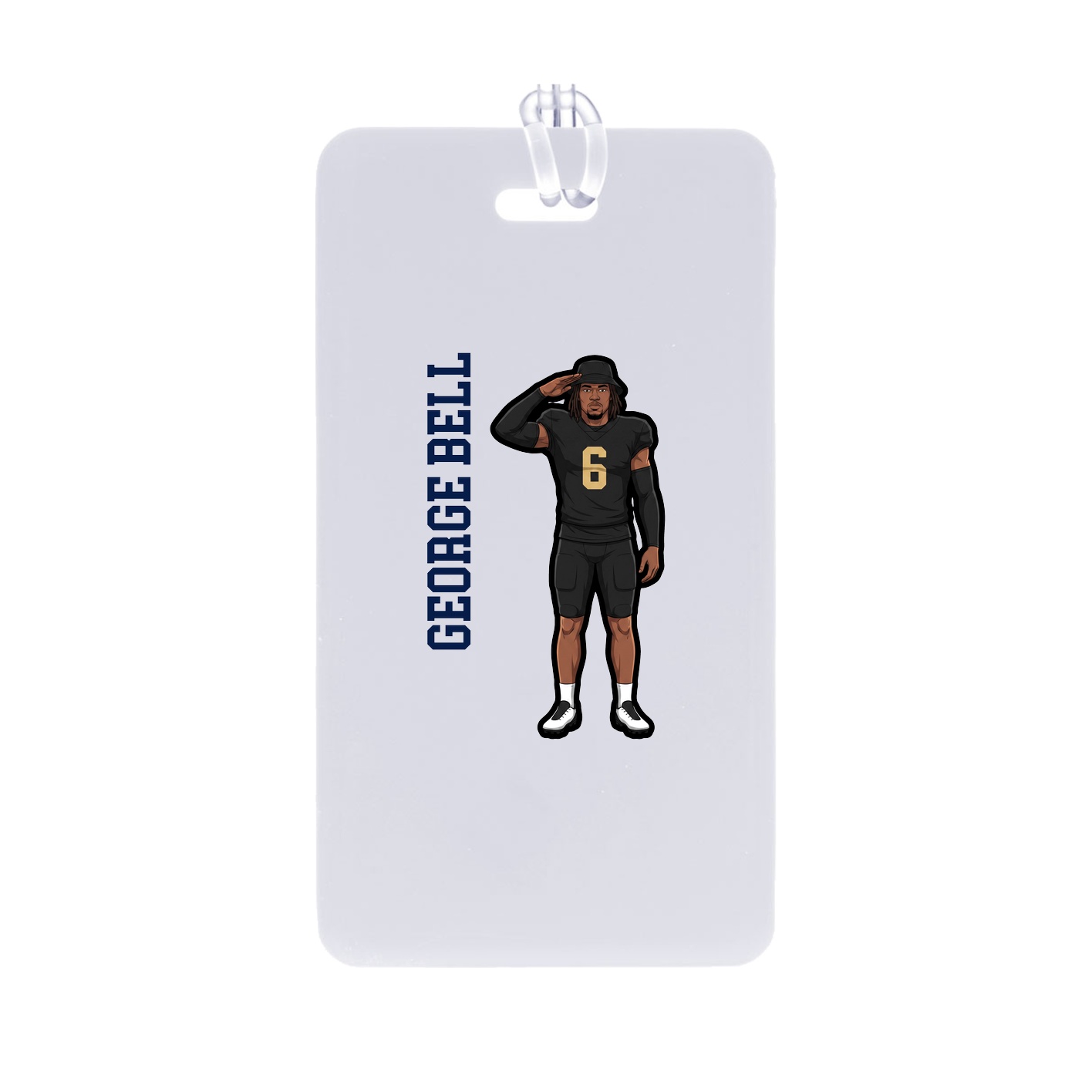 Bag Tag — Name Vertical in Classic