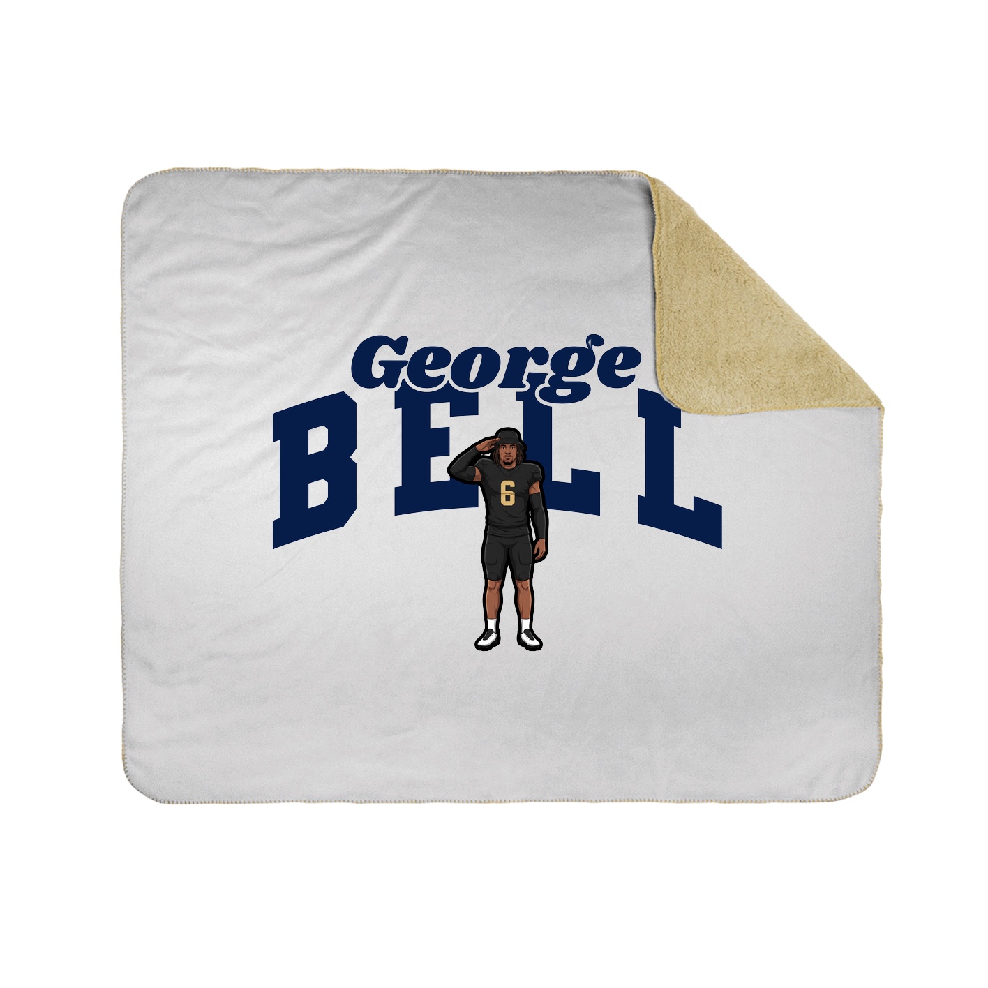 Throw Blanket — Signature Arch in White