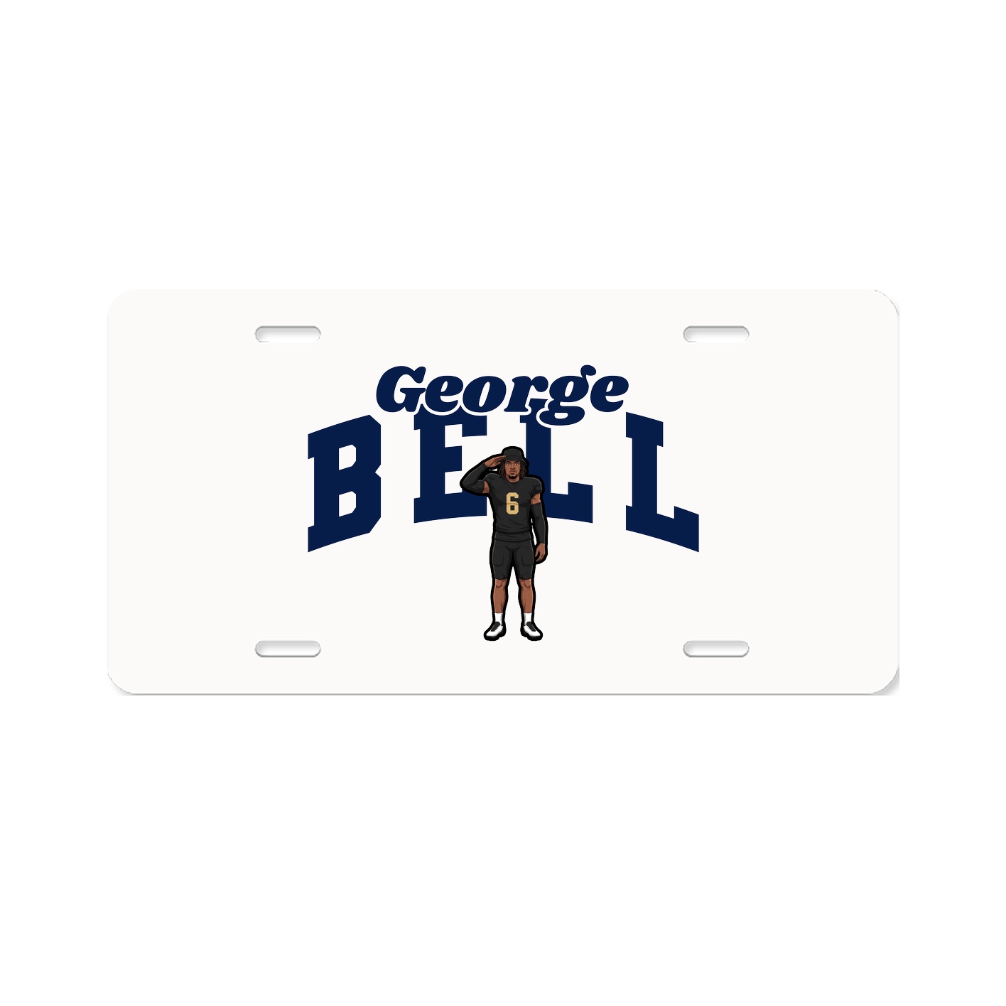 License Plate — Signature Arch in Classic