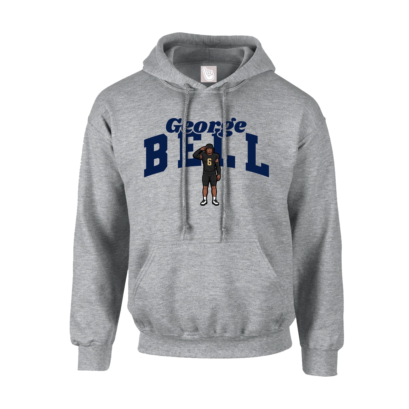 Hoodie — Signature Arch in Grey