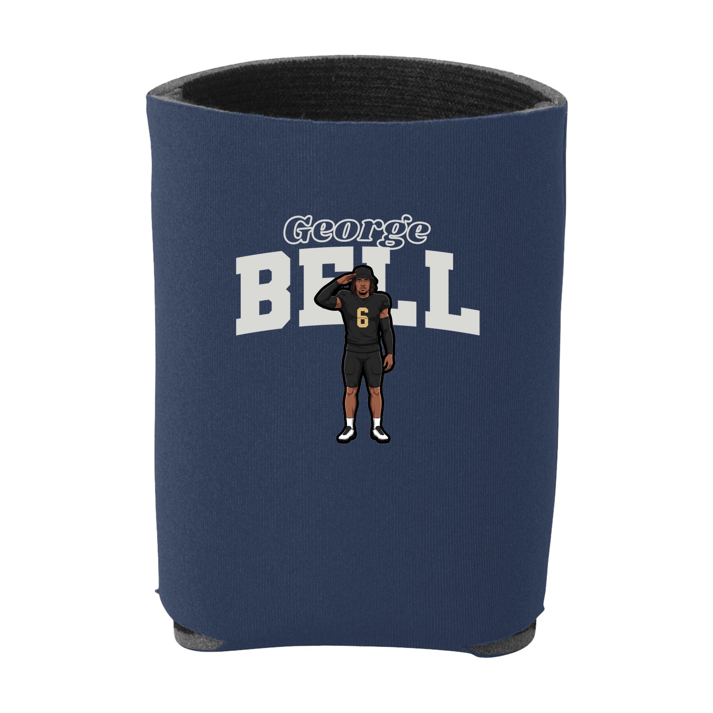 Can Holder — Name Arch in Navy