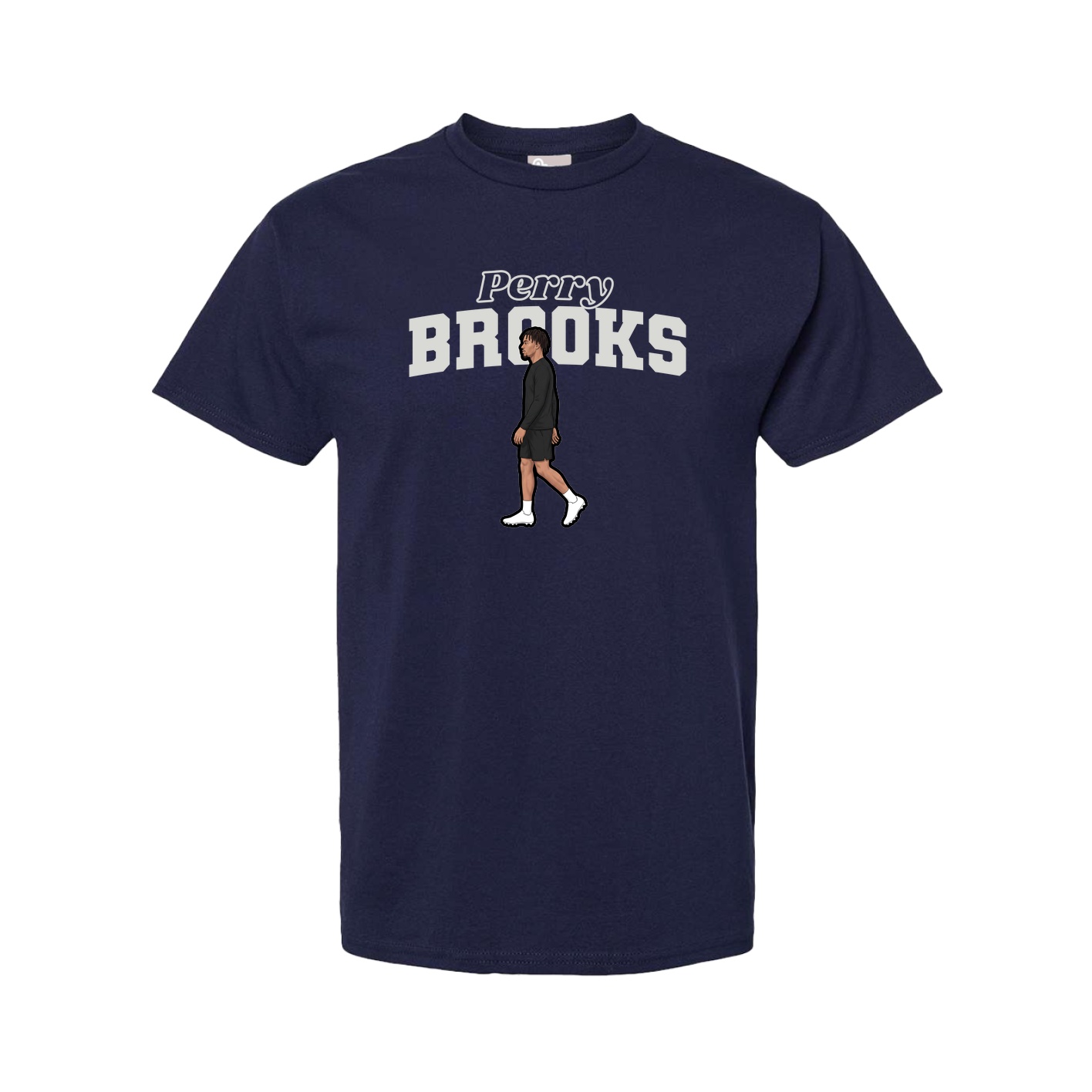 Youth Tee — Name Arch in Navy