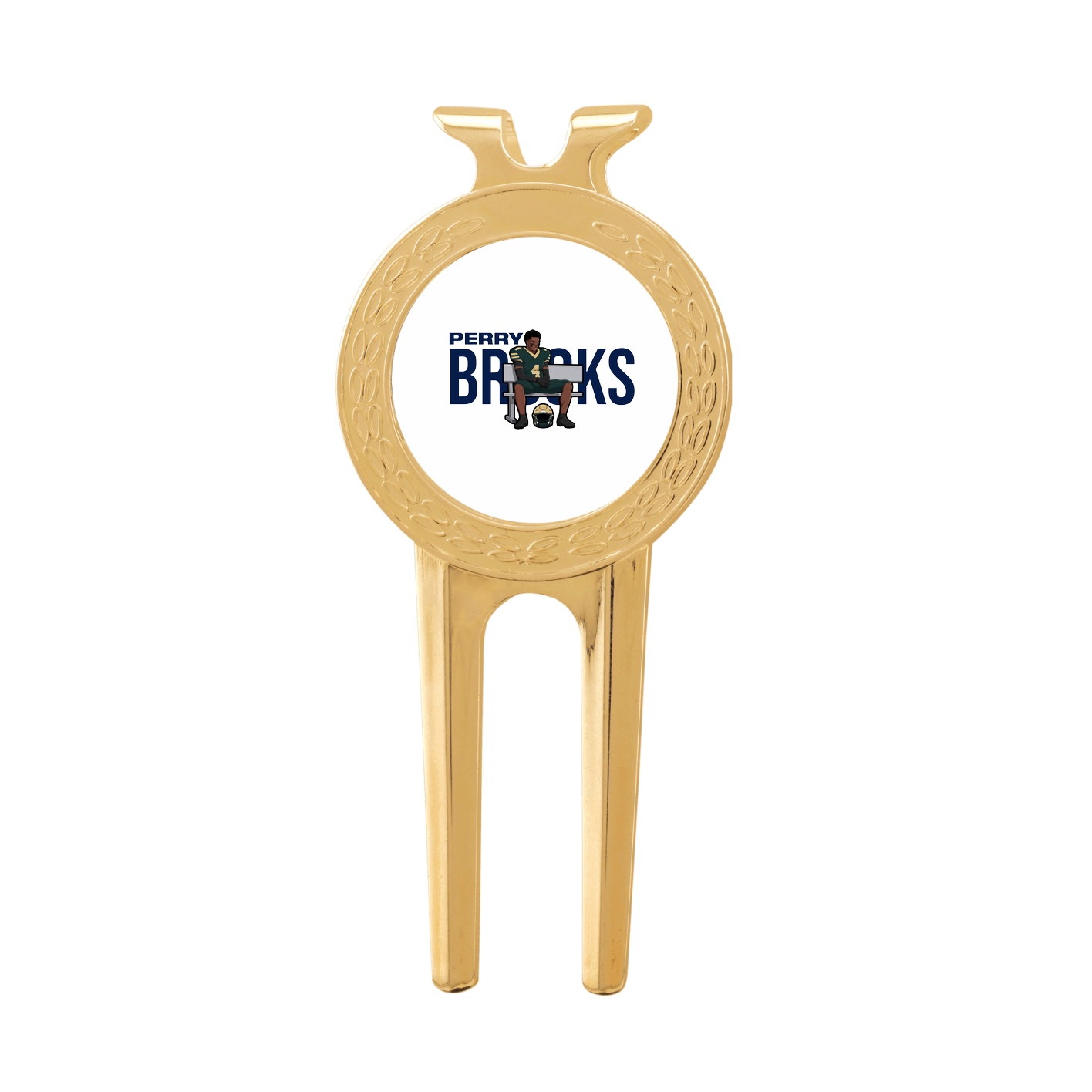 Divot Tool with Ball Marker — Player Name in Classic