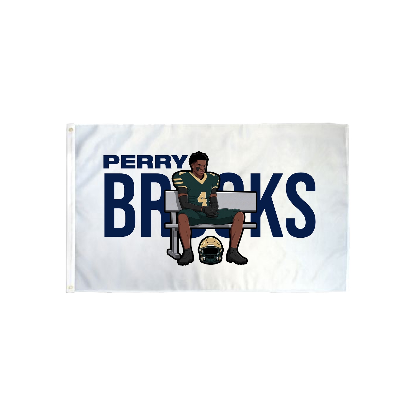 3x5 Flag — Player Name in Classic