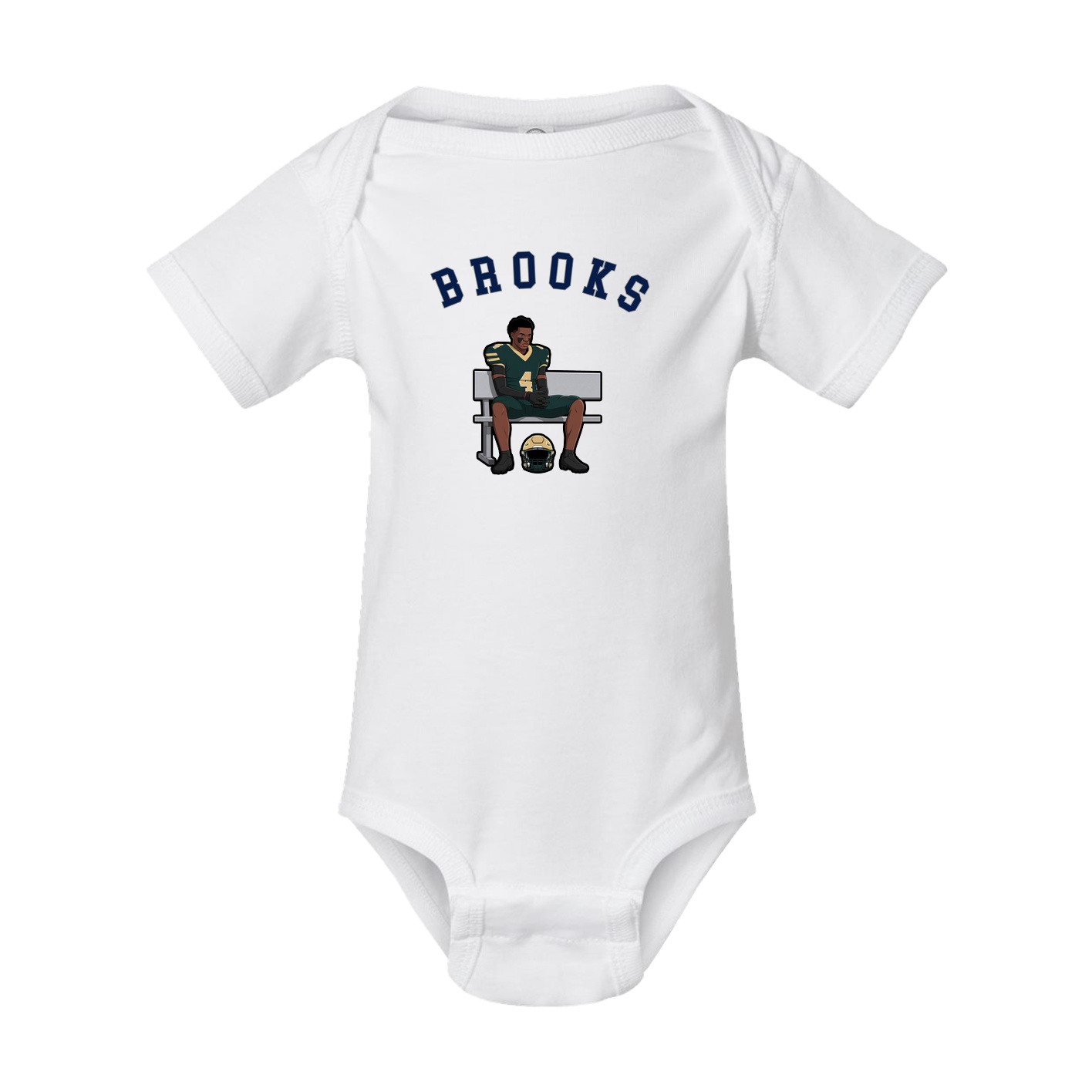 Baby Onesie — Shirsey Arch in White