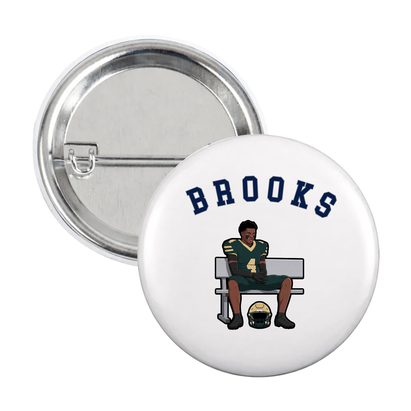 Game Day Button — Shirsey Arch in White