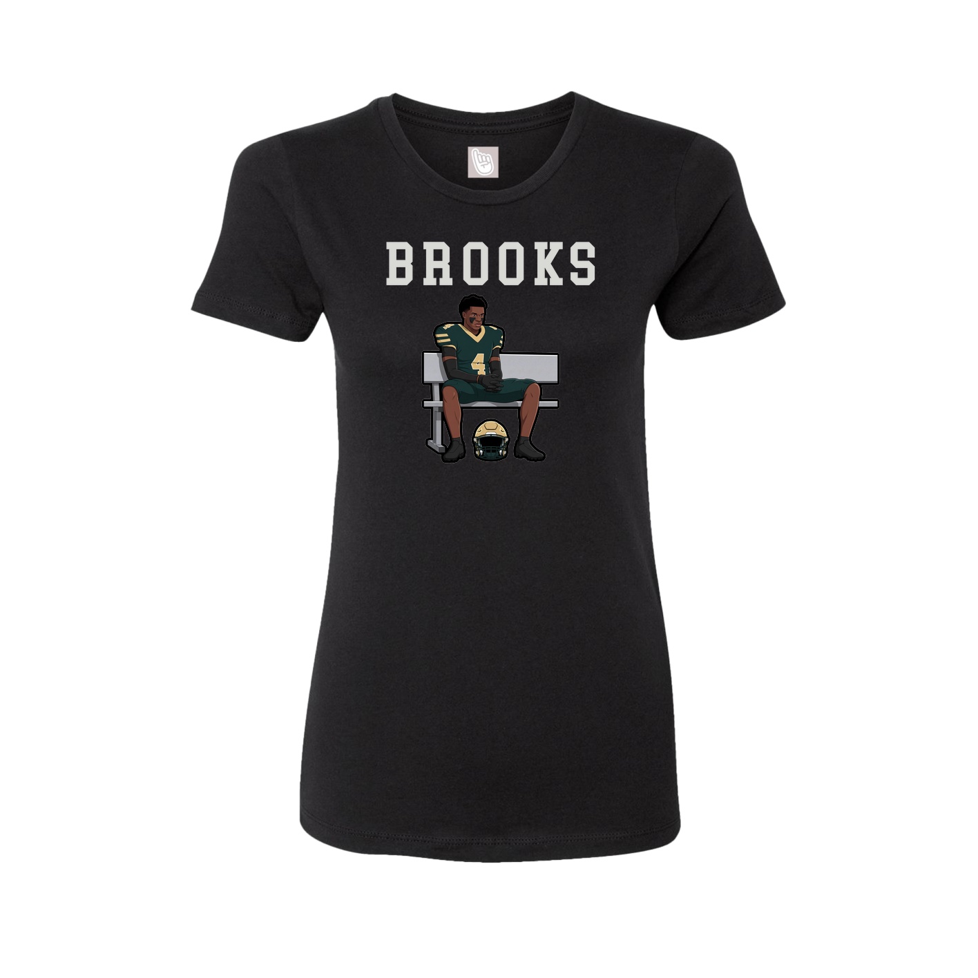 Fitted Women's Tee — Shirsey in Black