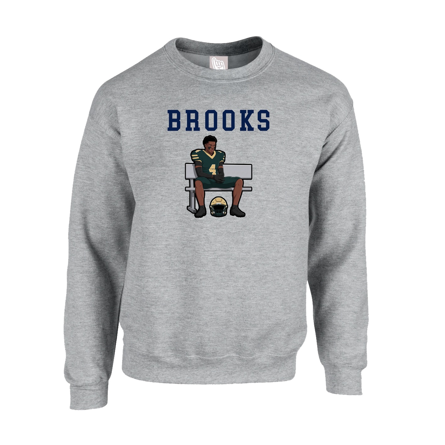 Fleece Crew — Shirsey in Grey