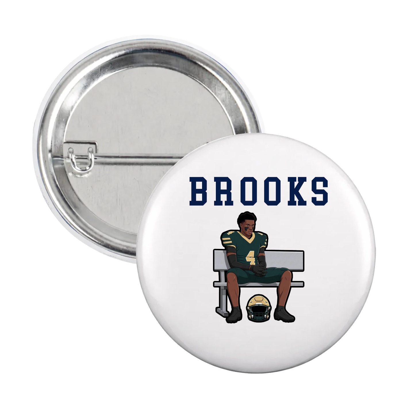 Game Day Button — Shirsey in White