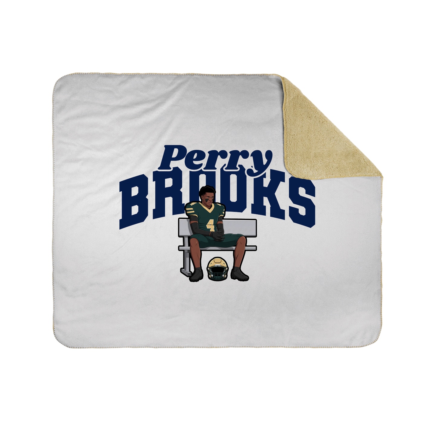 Throw Blanket — Signature Arch in White