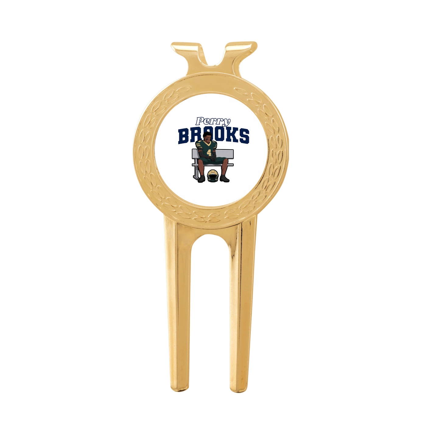 Divot Tool with Ball Marker — Name Arch in Classic