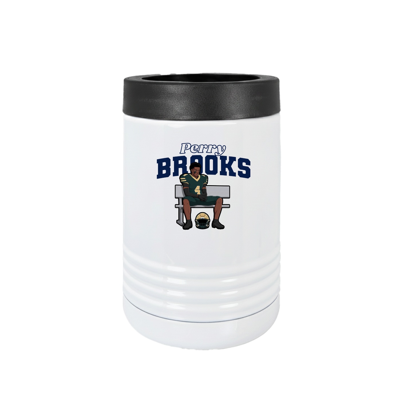Beverage Holder — Name Arch in White