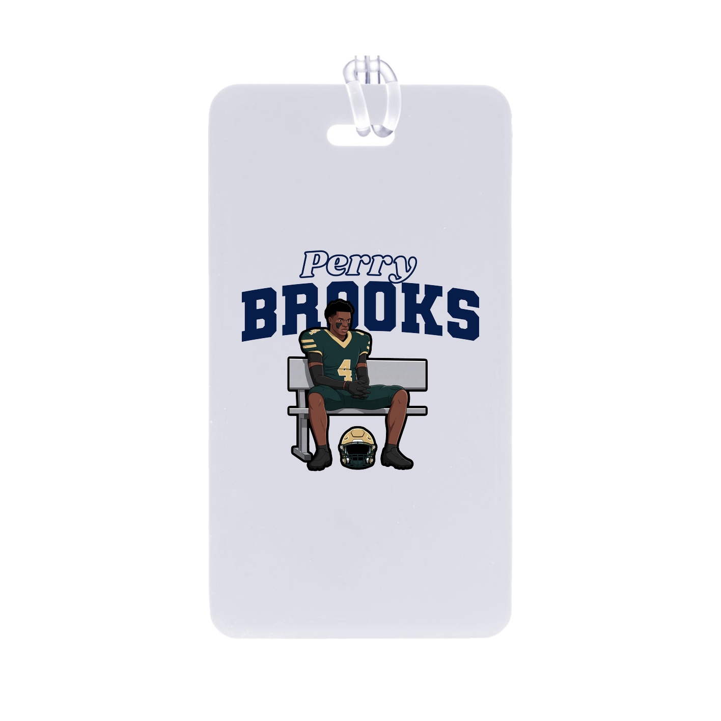 Bag Tag — Name Arch in Classic