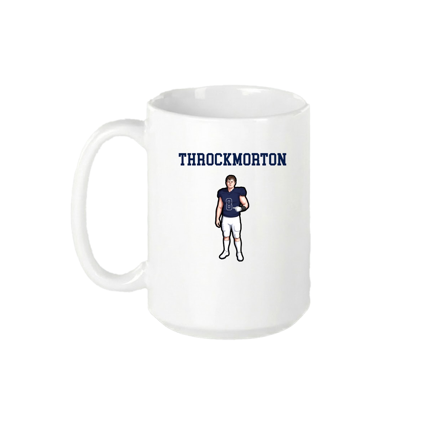15oz Coffee Mug — Shirsey in White