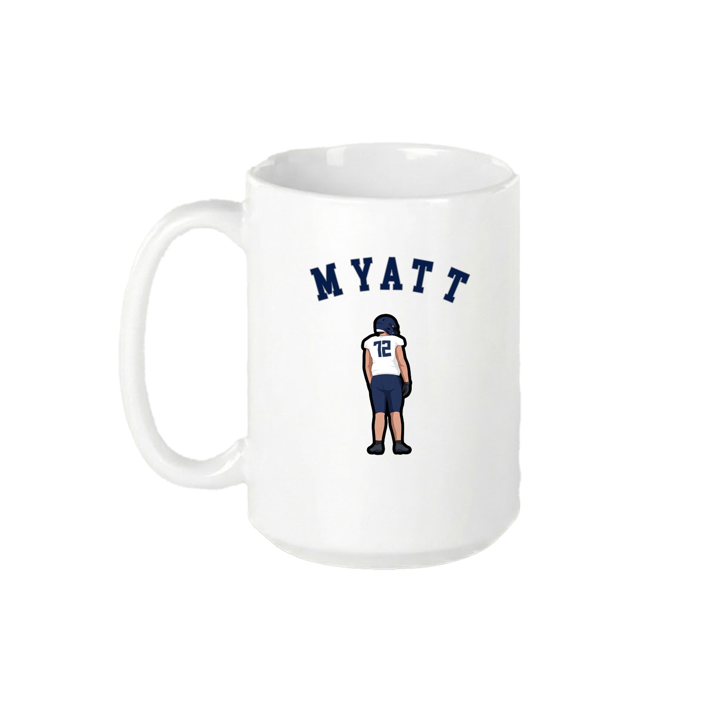 15oz Coffee Mug — Shirsey Arch in White