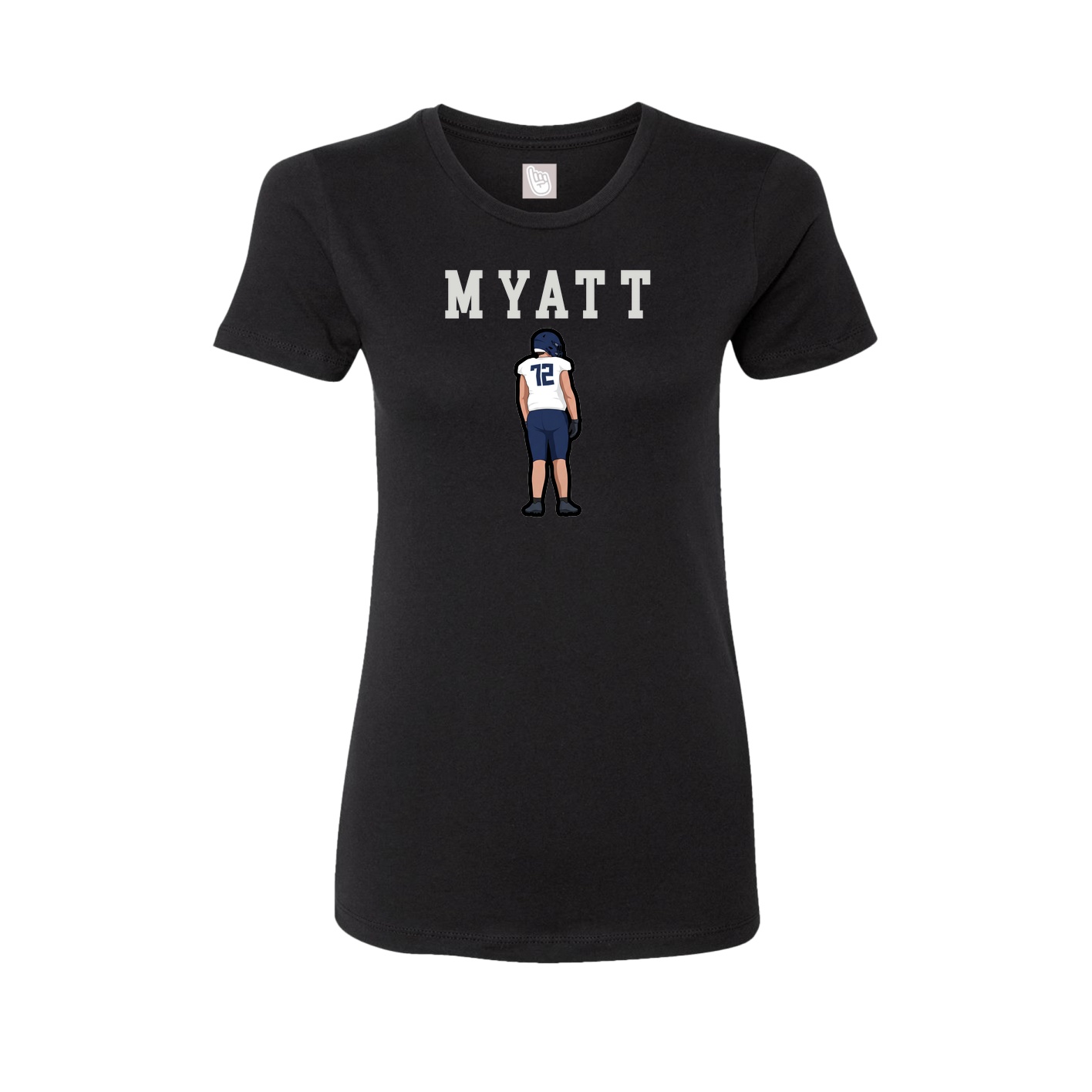 Fitted Women's Tee — Shirsey in Black