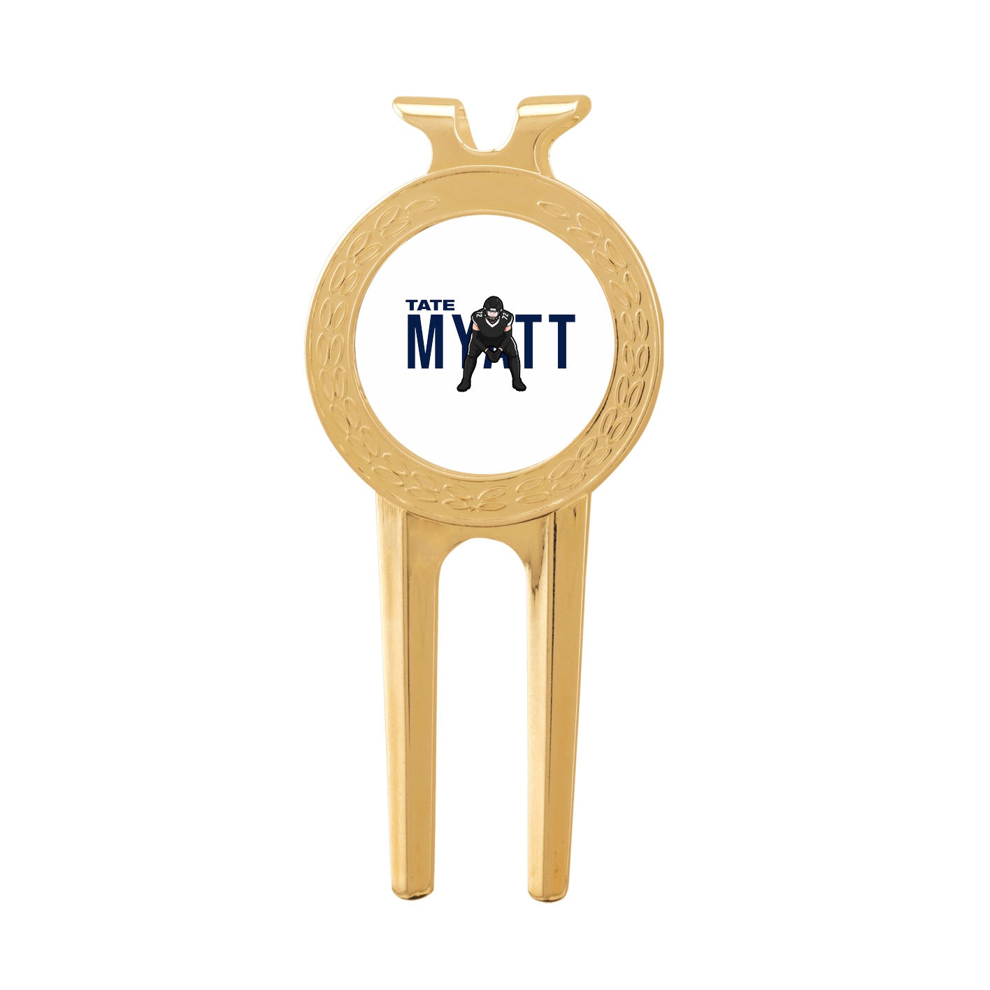 Divot Tool with Ball Marker — Player Name in Classic