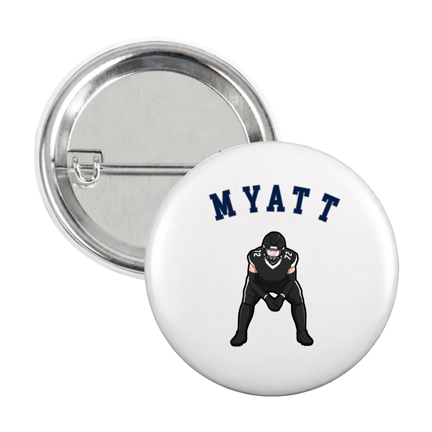 Game Day Button — Shirsey Arch in White