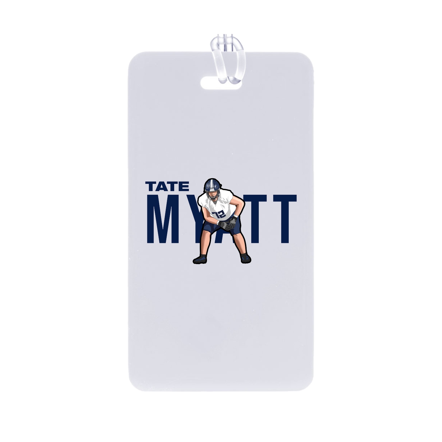 Bag Tag — Player Name in Classic