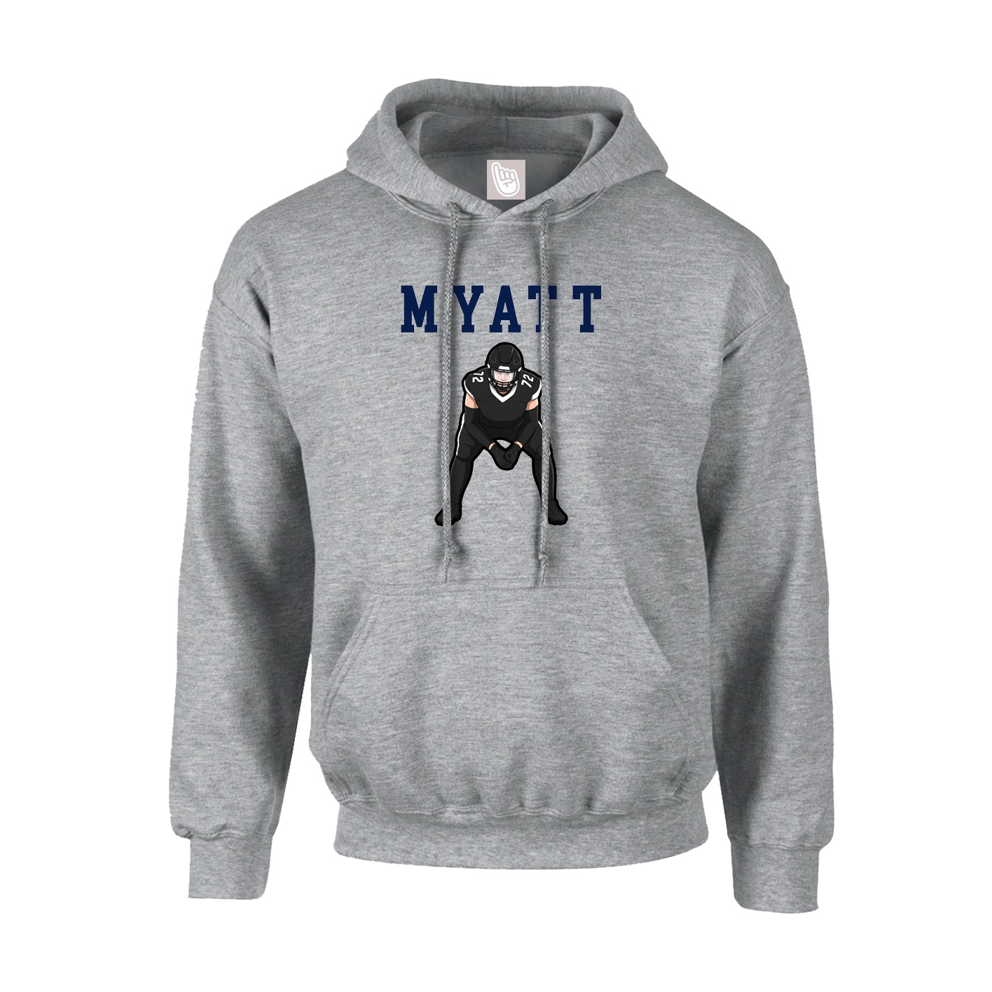 Hoodie — Shirsey in Grey