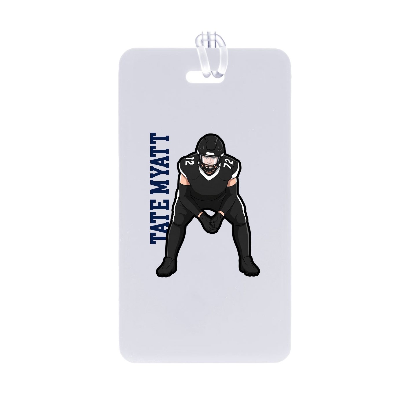 Bag Tag — Name Vertical in Classic
