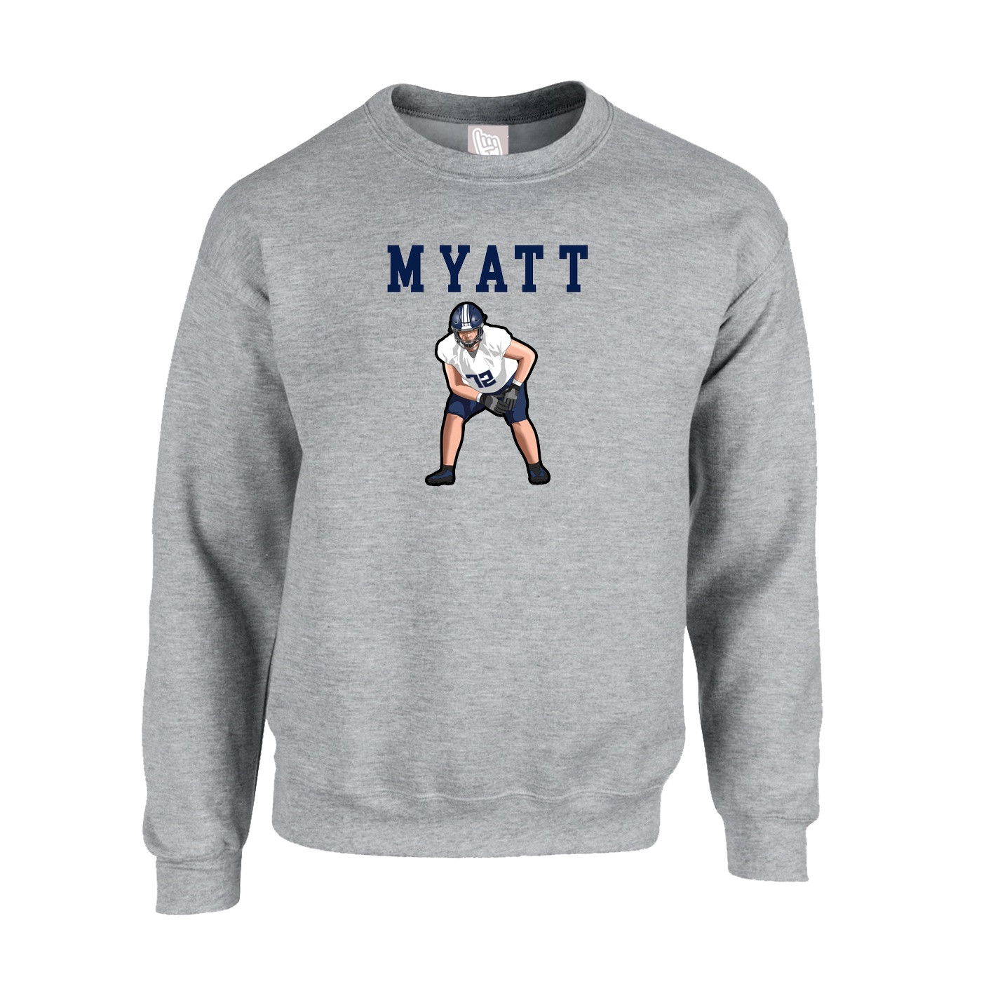 Fleece Crew — Shirsey in Grey