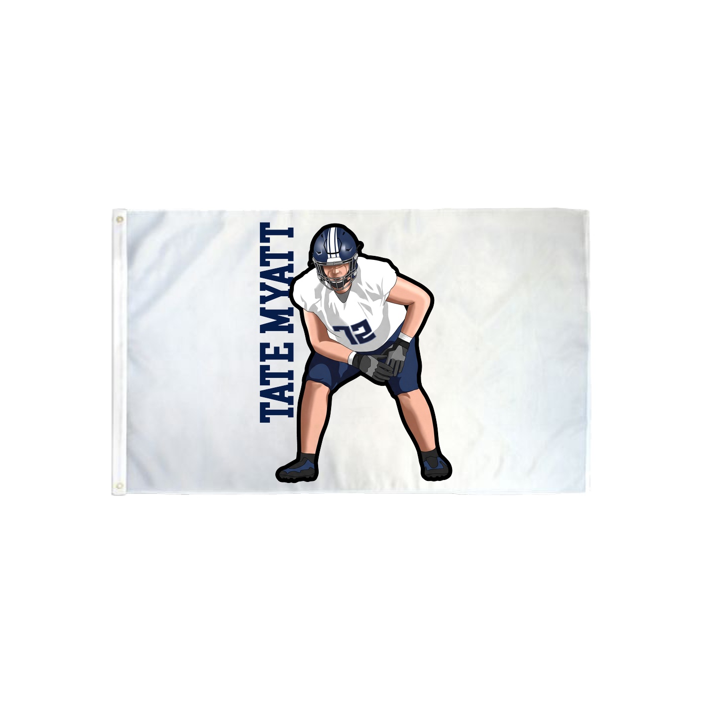 3x5 Flag — Name Vertical in Classic