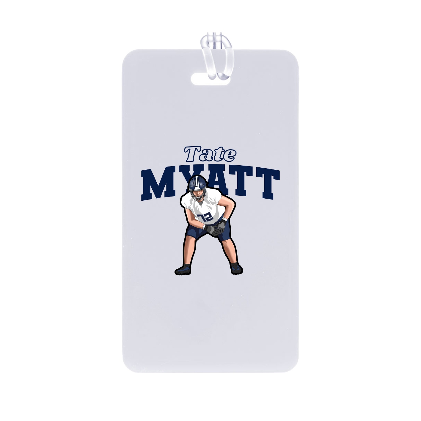 Bag Tag — Name Arch in Classic